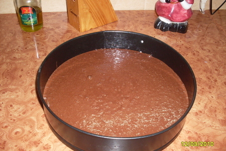 Торт "шоколад на кипятке": шаг 5