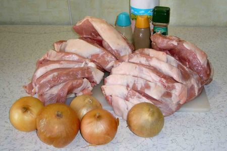 Шашлык из свинины на кефире: шаг 1