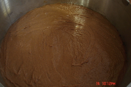 Шоколадный десерт"брауни": шаг 4