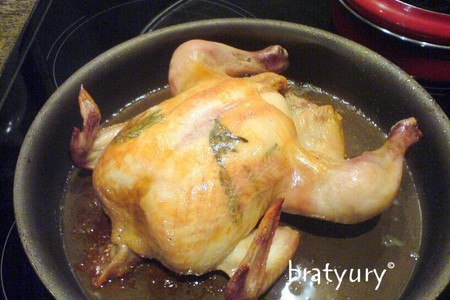 Курица жареная сухой засолки: шаг 6