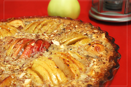 Пирог с яблоками и миндалем: шаг 8