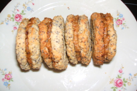 Кокосово-миндальное  печенье с маком постное: шаг 5
