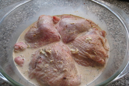 Курица с миндалем запеченная в сливках: шаг 3
