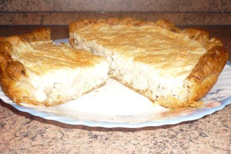 Слоёный пирог с курицей и сыром: шаг 4