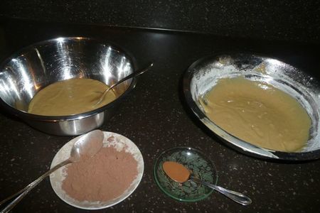 Шоколадно-мраморный кекс: шаг 6
