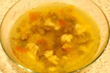 Суп с булгуром и цветной капустой: шаг 5