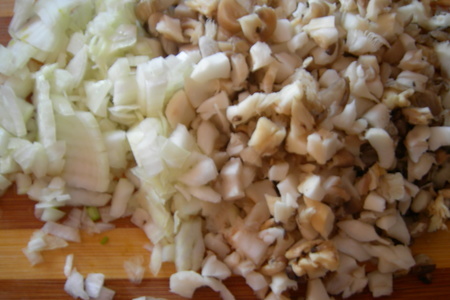 Постный грибной соус для овощных салатов + грибные «отбивные»  из вешенок.: шаг 1