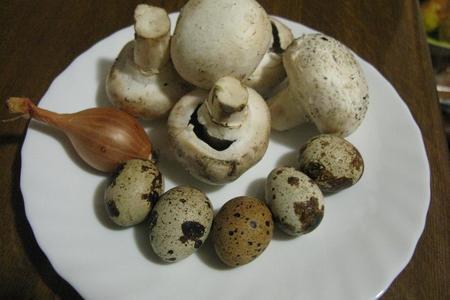 Закуска " грибные гнезда " к пасхальному столу: шаг 1