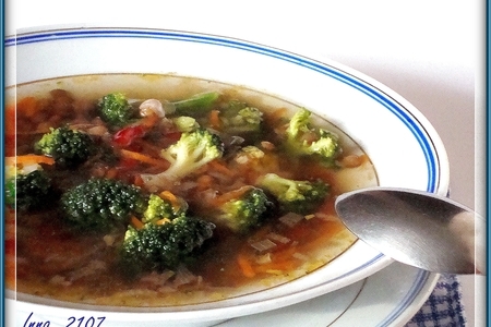 Суп из чечевицы с брокколи: шаг 2