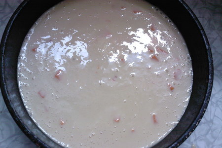 Пирог с изюмом, вишней и тыквой в медовой заливке: шаг 2