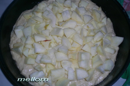 Сочный яблочный пирог (на манной каше): шаг 7