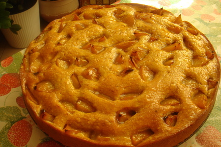 Ореховый пирог со сливами: шаг 5
