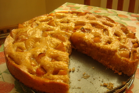 Ореховый пирог со сливами: шаг 6