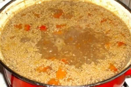 Суп с чечевицей и орехами: шаг 6
