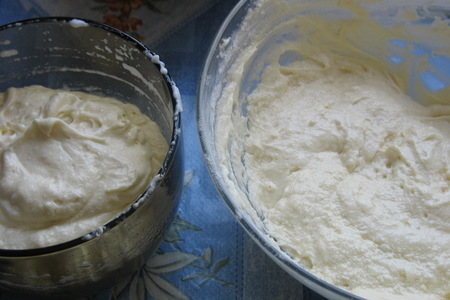 Кекс мраморный с черносливом в хлебопечке: шаг 2