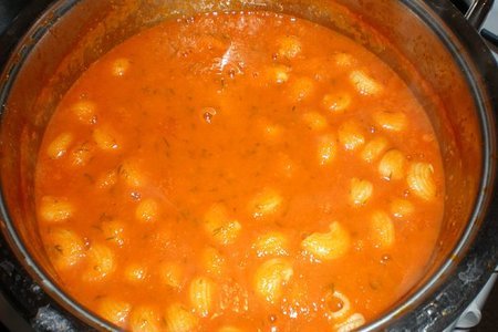 Томатный крем-суп с макаронами: шаг 9