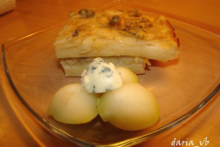 Закусочный сырно-грушевый пирог: шаг 8