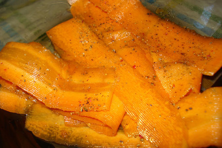 Салат "ноктюрн" (порционный в моркови): шаг 1