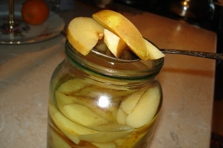 Телятина с яблоками и айвой в апельсиновом соусе или ужин за 10 минут.: шаг 2
