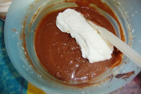Пирожное с шоколадно творожным муссом: шаг 6