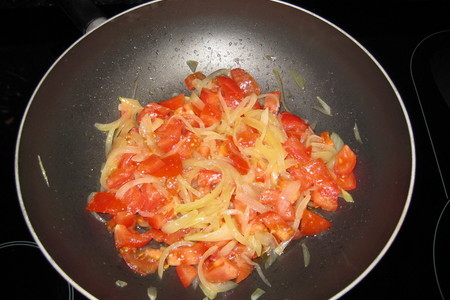 Паста с тунцом (tagliatelle with tuna and sun dried tomatoes): шаг 2