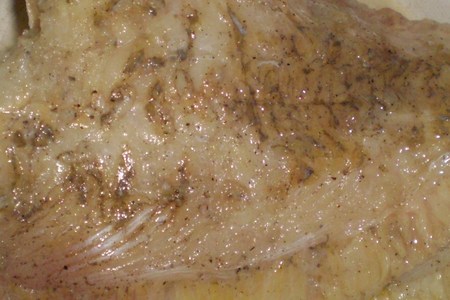 Рыба жаренная (камбала) под поджаркой: шаг 2