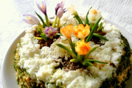 Цветы из мелкого лука (украшение блюд): шаг 9