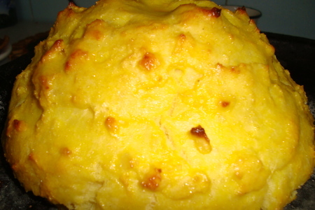 Картофельное лукошко и мясо в сырно-майонезной корочке: шаг 9