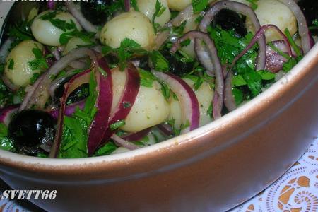 Марокканский картофельный салат с маслинами: шаг 7