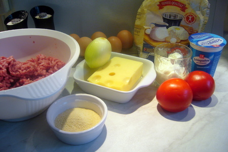 Сырные шпетцле с фрикадельками: шаг 1