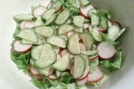 Салат овощной: шаг 4