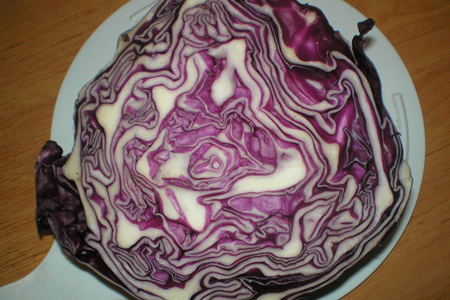Салат из красной капусты: шаг 1