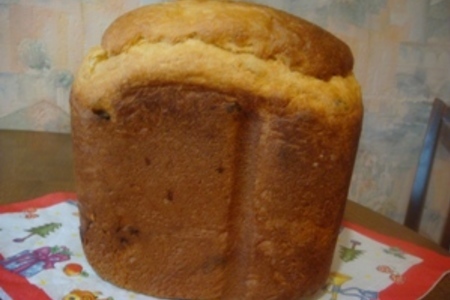 Сдобный пирог с изюмом( рецепт для хлебопечки): шаг 1