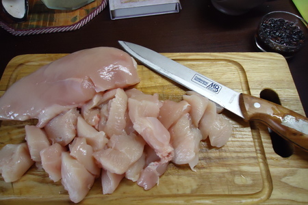 "псевдоплов" с курицей и индейкой, очень нежный и не очень калорийный!))): шаг 2