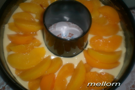 Йогуртовый кекс с персиками: шаг 1