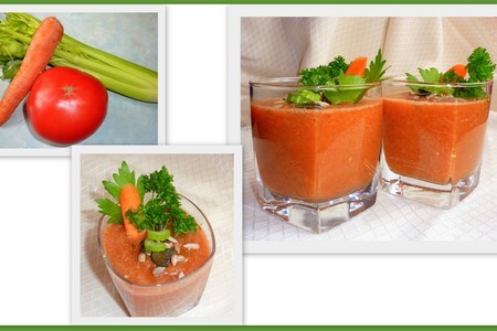 Смузи овощной для ужина (из сельдерея, моркови и помидора): шаг 1