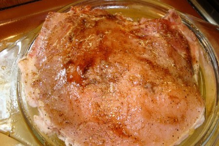 Свинина с кармашком в ореховой панировке: шаг 2
