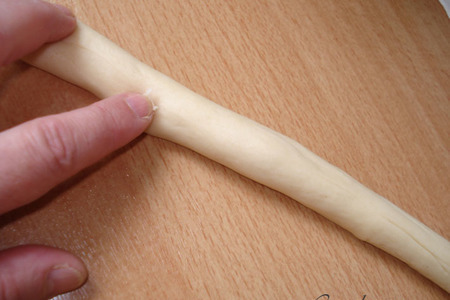 Японские булочки по методу заварки теста "65°-цельсия"  (water-roux sweet bun dough): шаг 4