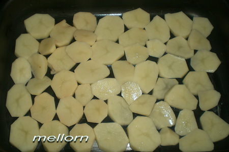 Курочка под сливками с картофелем и цветной капустой: шаг 2