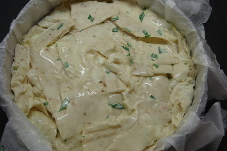 Низкокалорийный (ну почти:) ), полезный и очень простой пирожок с зеленым луком.: шаг 8
