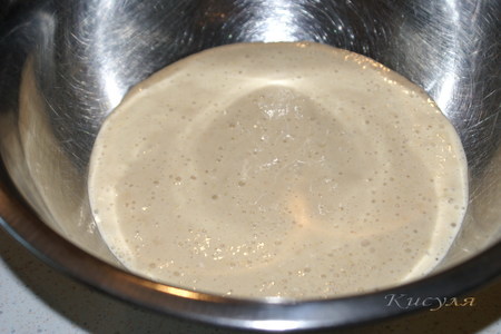 Хлеб кукурузный с сыром (закваска на основе индийского морского риса): шаг 2