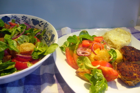 Картофельный салат с помидорами: шаг 8