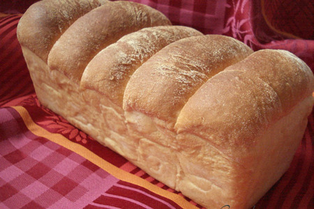 Хлеб тостовый "облачко"  // cream cheese bread: шаг 1