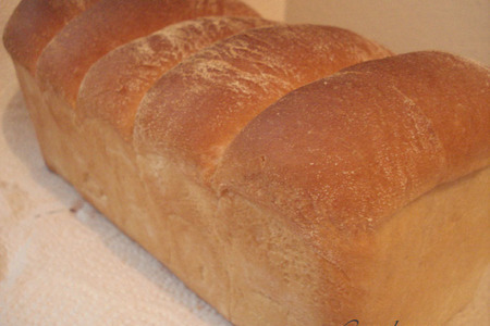 Хлеб тостовый "облачко"  // cream cheese bread: шаг 12