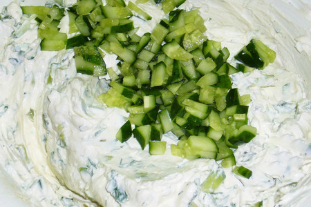 Салат с фетой и зеленью,  "летняя пора": шаг 1