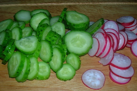 Овощная райта ( или обычный салат на индийский манер): фото шаг 2