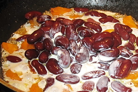 Филе говядины с абрикосами и соусом из красной фасоли: шаг 3