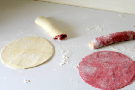 Бело - розовое  печенье.: шаг 6
