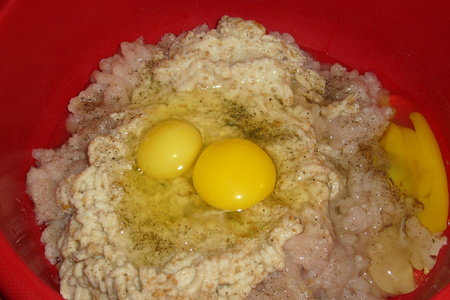 Котлеты из куриных грудок и риса: шаг 1