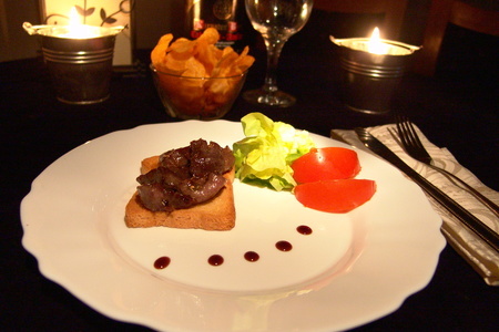 Жаренная печень // foie gras: шаг 2